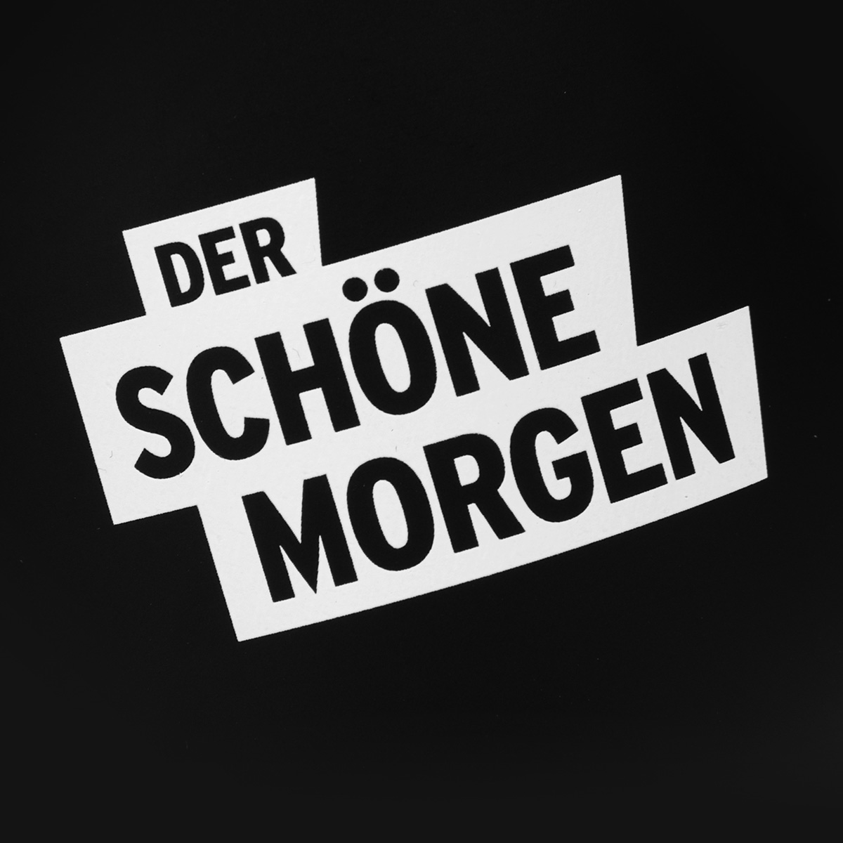 "Der schöne Morgen" Kaffeebecher - schwarz