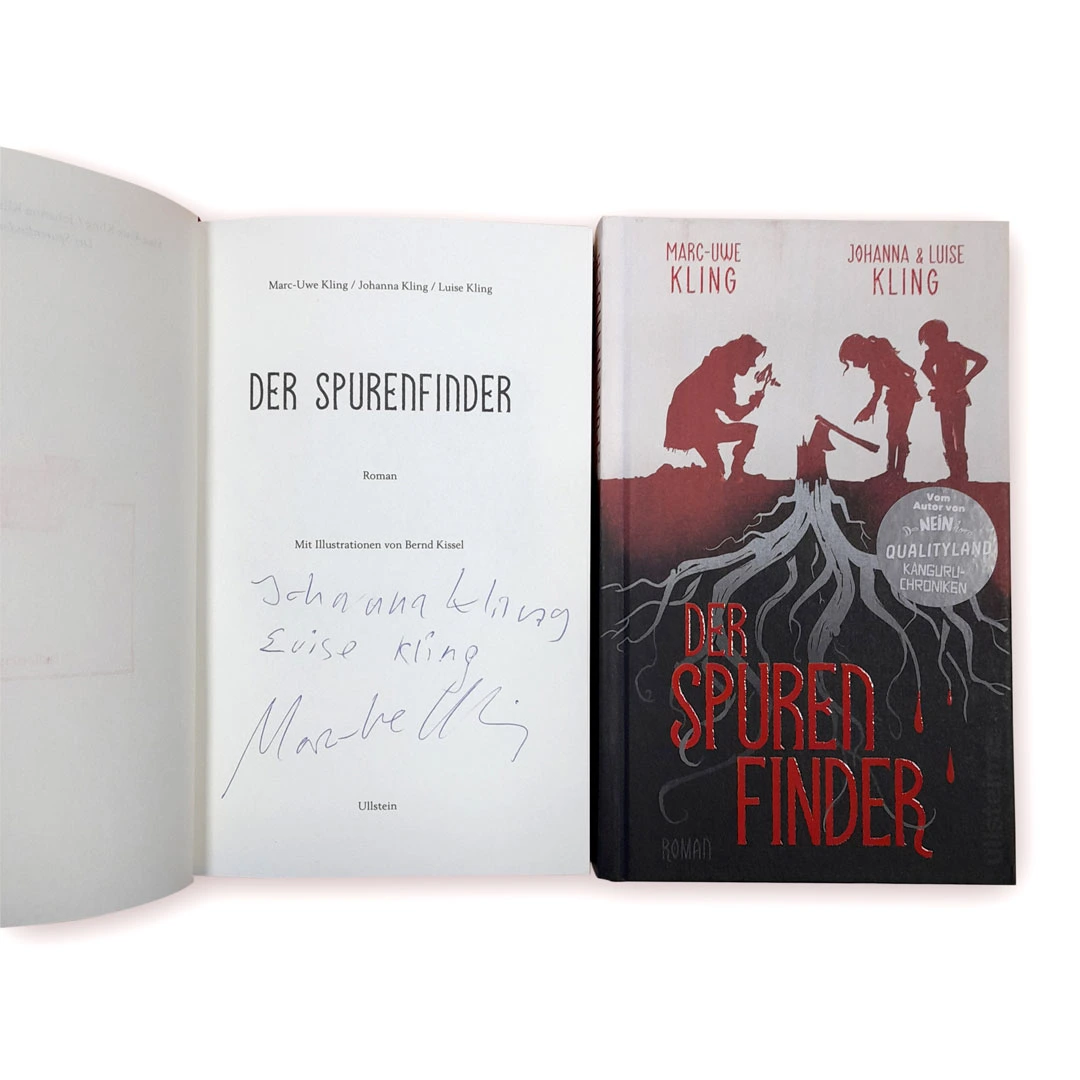 Der Spurenfinder - Marc-Uwe Kling (signiertes Buch)