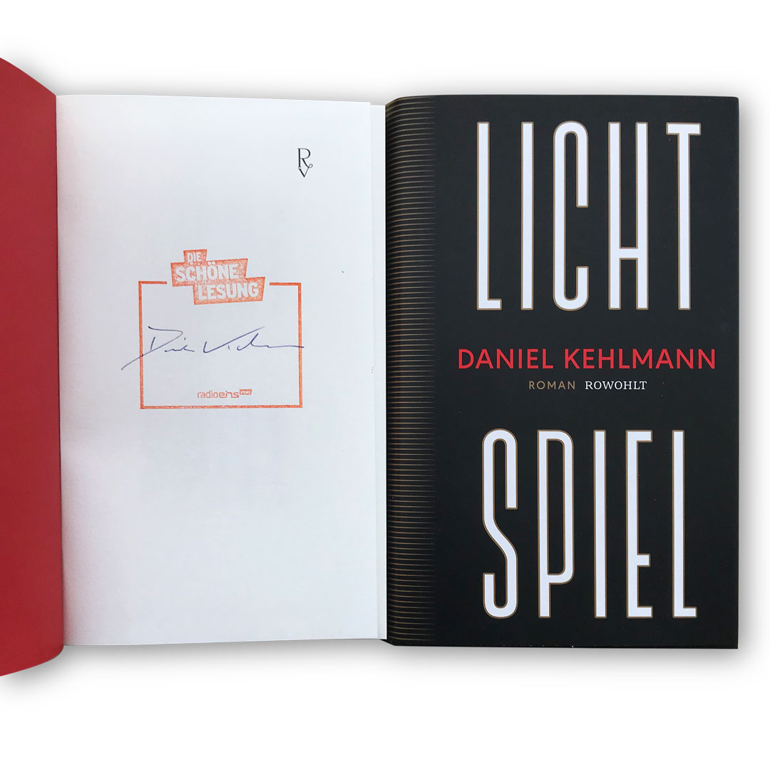 Lichtspiele - Daniel Kehlmann (signiertes Buch) Foto