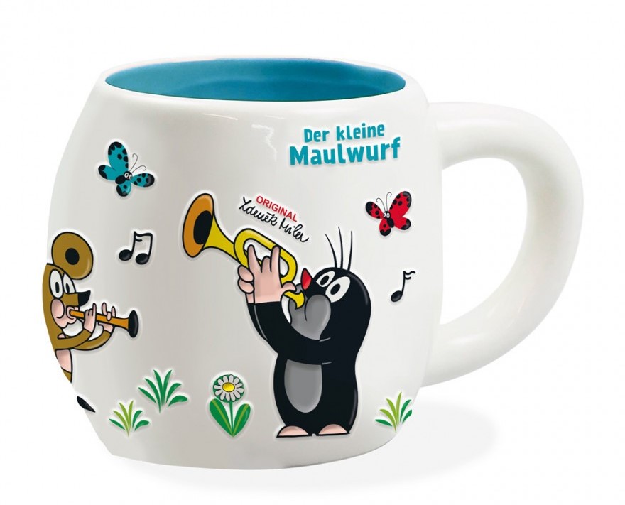 Der kleine Maulwurf - 3D Keramiktasse - Musik