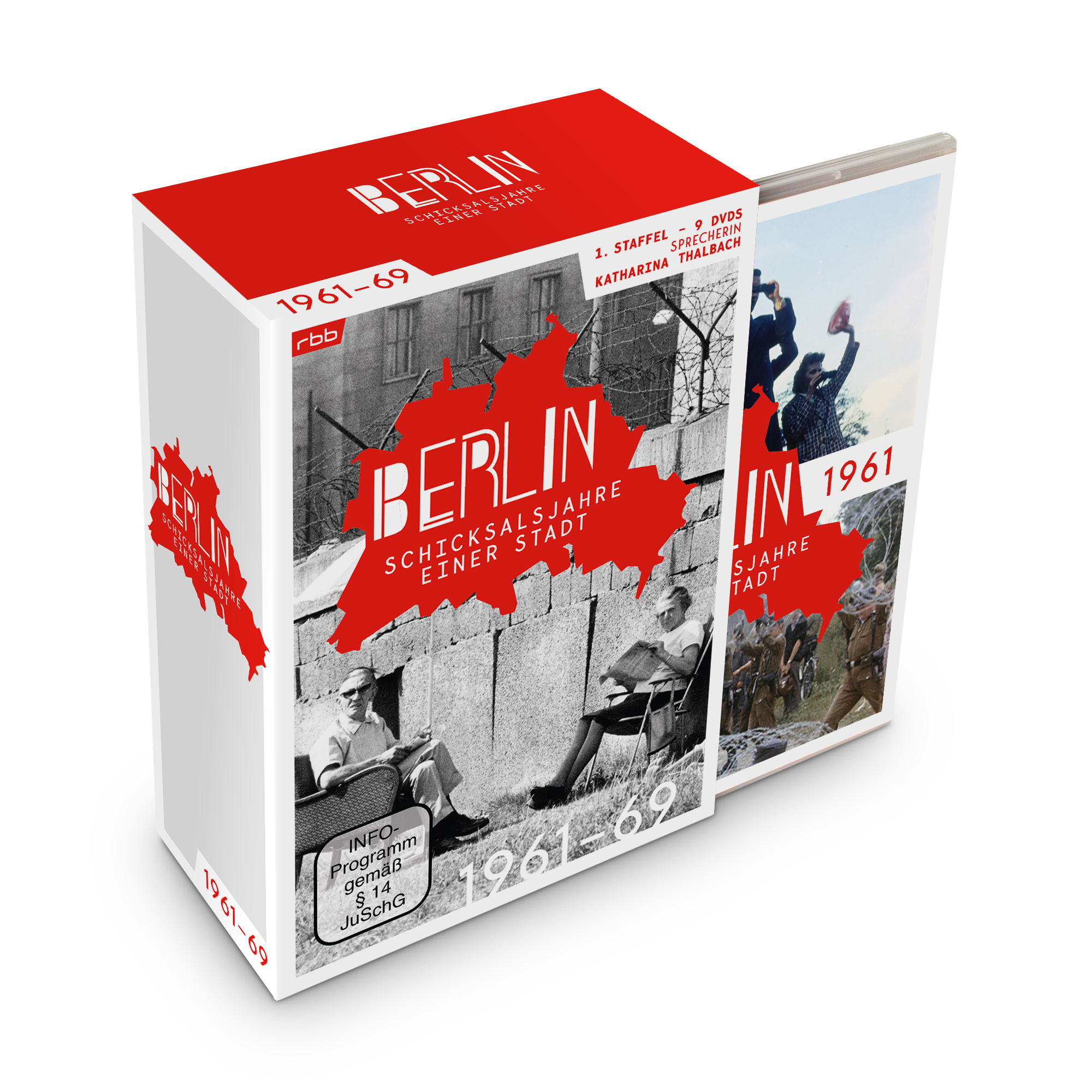 Berlin - Schicksalsjahre einer Stadt - Jahr 1961 mit Schuber (DVD)