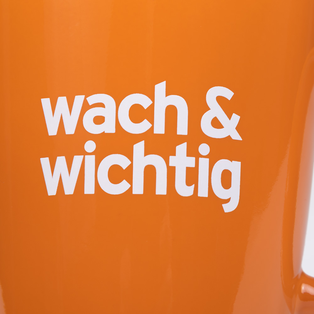 radioeins wach & wichtig Tasse