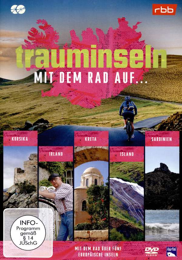 Trauminseln - mit dem Rad auf Korsika, ...Irland, ...Kreta, ...Island, ...Sardinien (DVD)