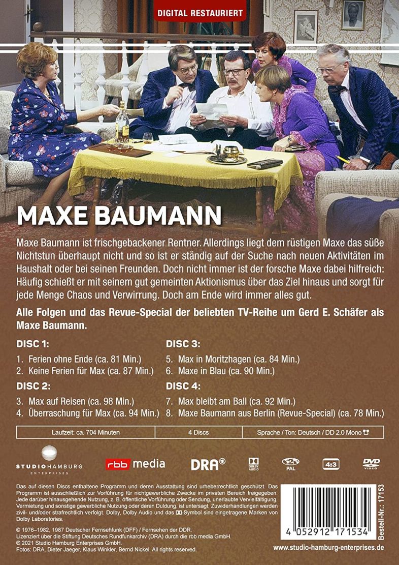 Maxe Baumann - Die komplette Serie (4 DVD)