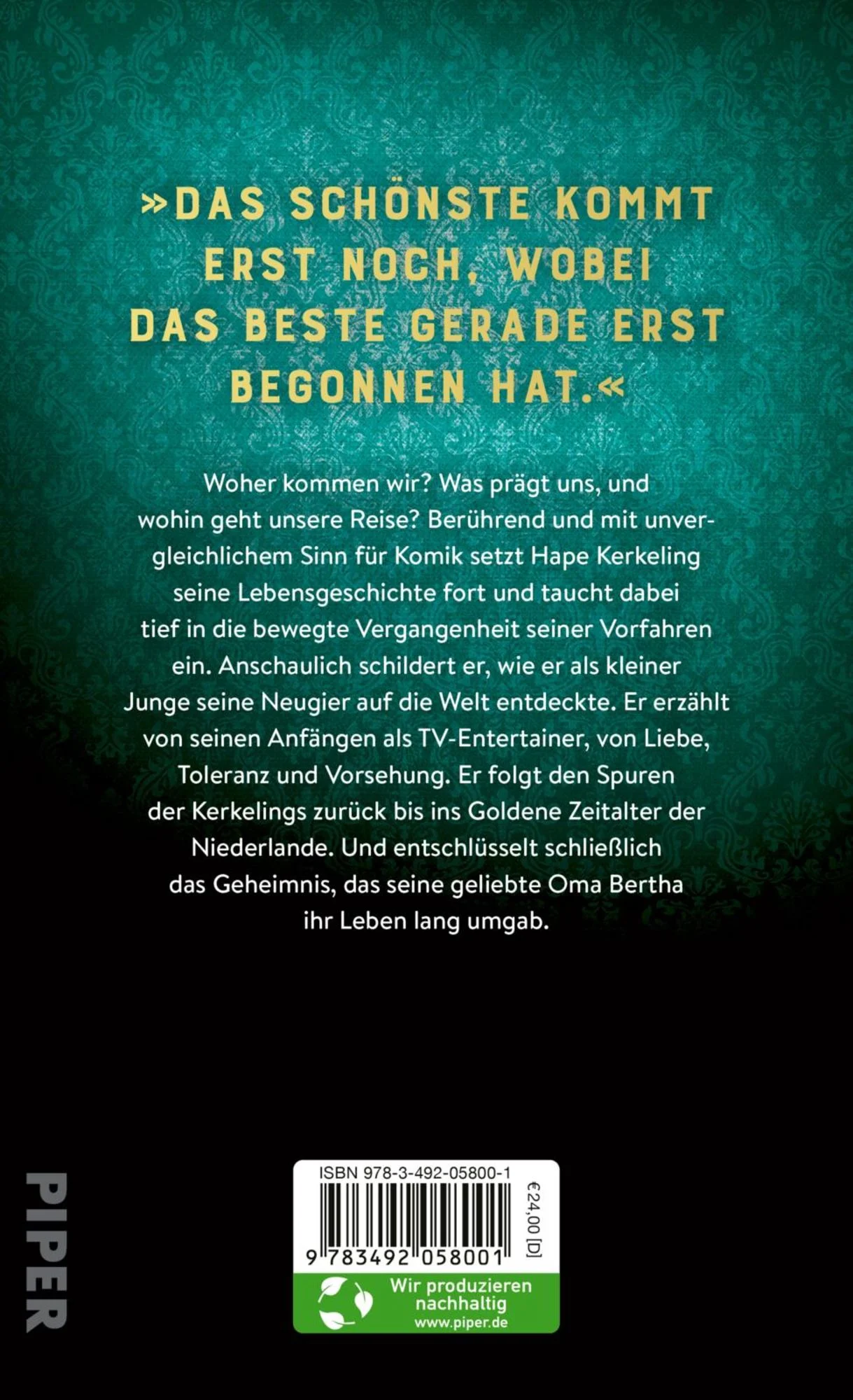 Gebt mir etwas Zeit - Hape Kerkeling (signiertes Buch)