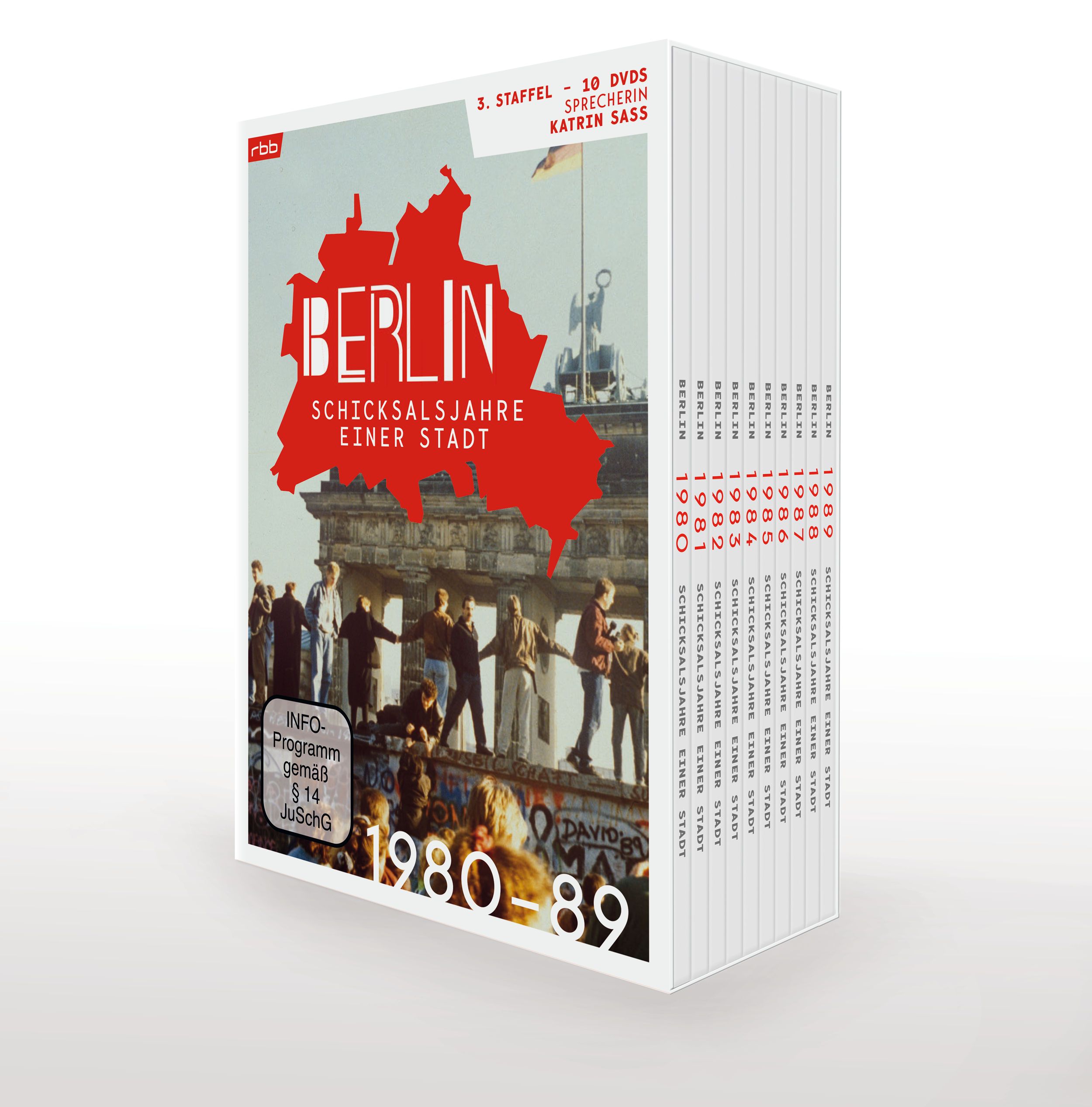 Berlin - Schicksalsjahre einer Stadt - 1980 bis 1989 (10er DVD-Box)