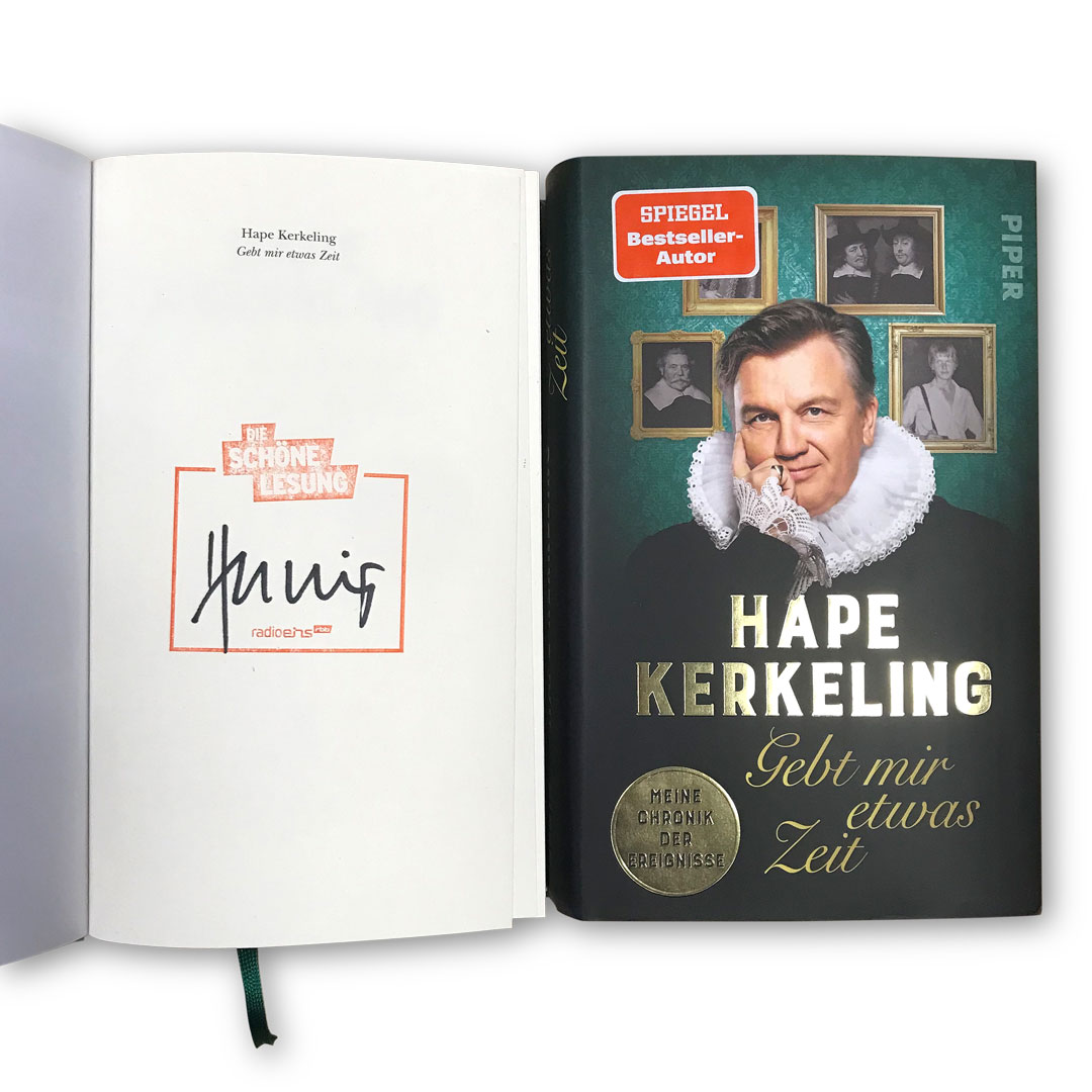 Gebt mir etwas Zeit - Hape Kerkeling (signiertes Buch)