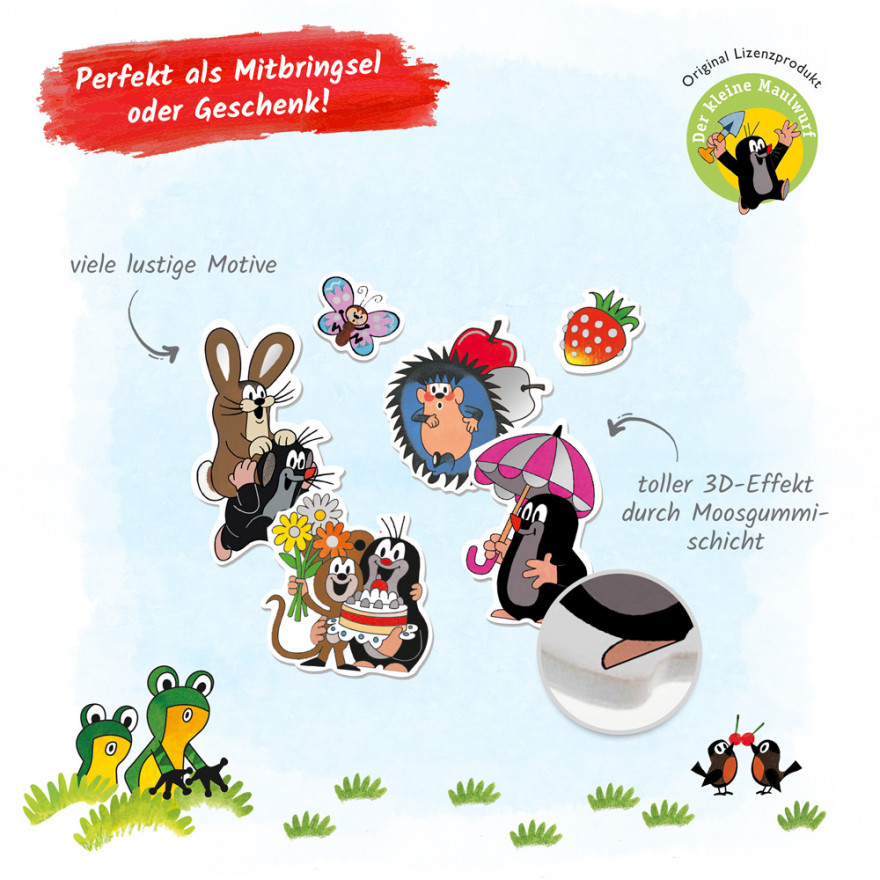 Der kleine Maulwurf - Soft -Sticker