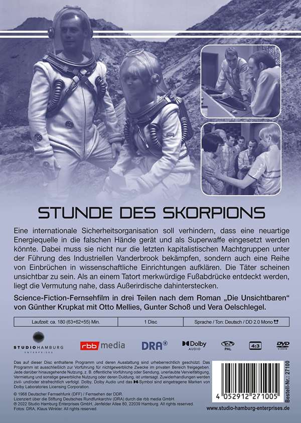 Stunde des Skorpions (DVD)