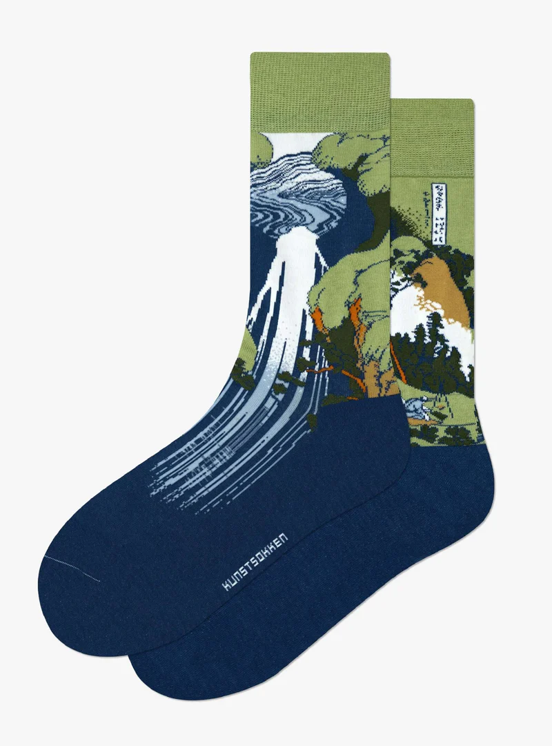 Bio-Kunstsocken - 3er Geschenkbox Hokusai Gr.: 36-40