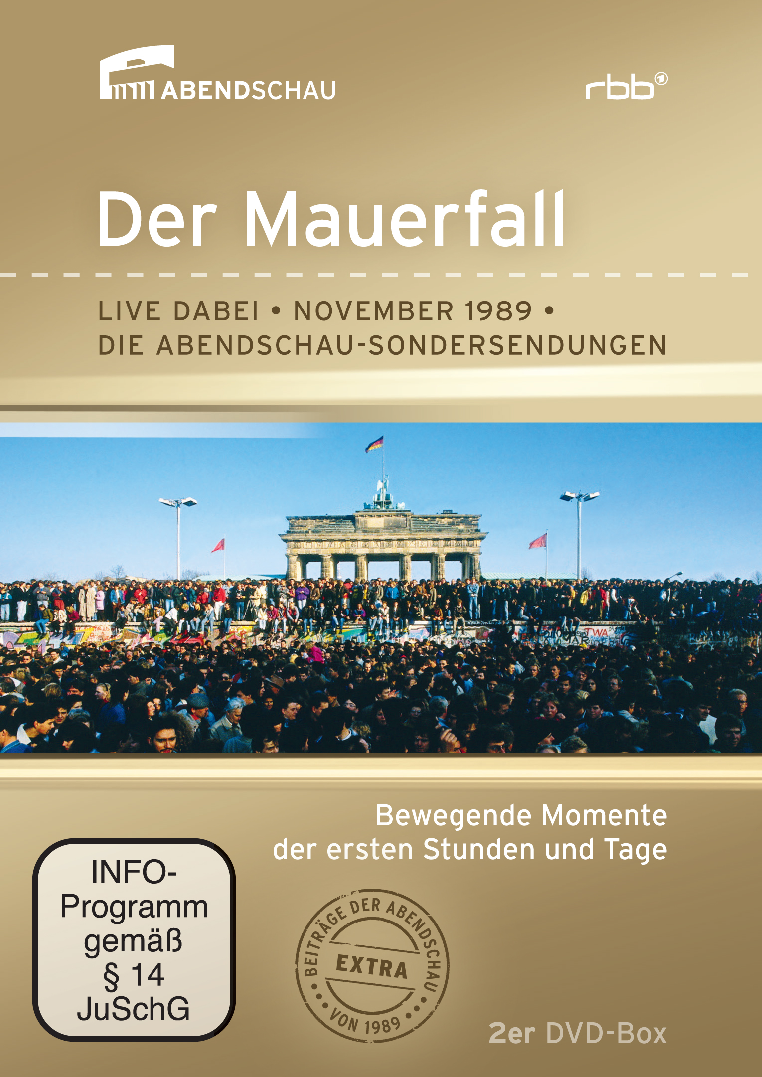 Der Mauerfall - Live dabei - Die Abendschau-Sondersendungen (2er DVD-Box)