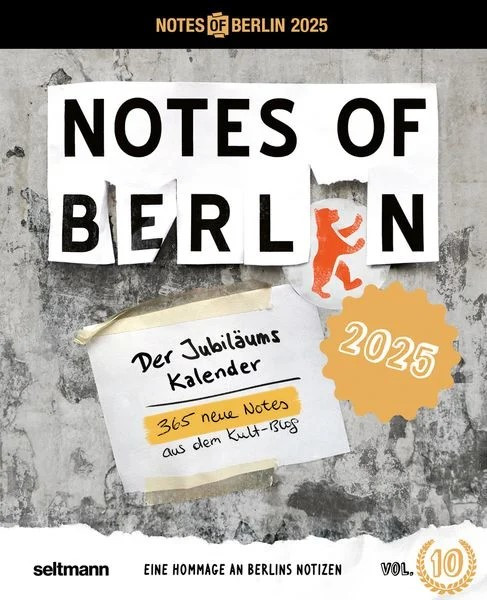 Notes of Berlin - Der Jubiläumskalender 2025