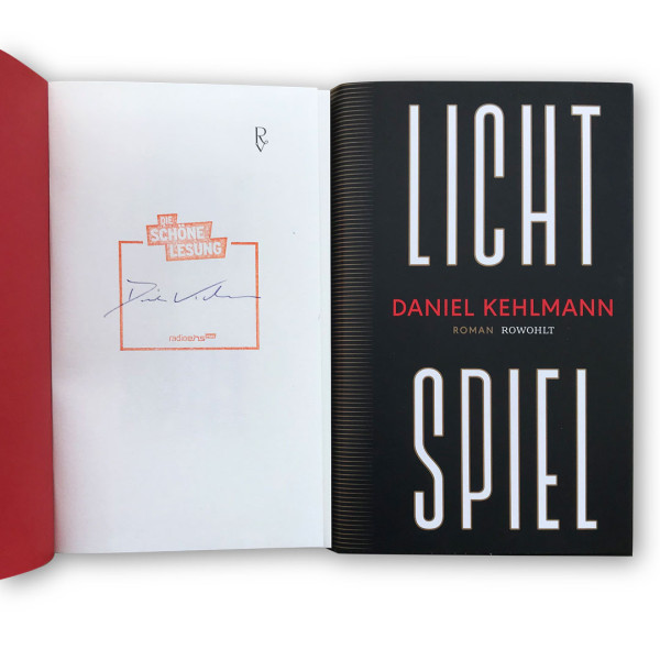 Lichtspiel - Daniel Kehlmann (signiertes Buch)