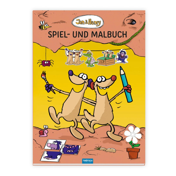 Jan &amp; Henry - Spiel- &amp; Malbuch